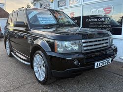 Black Used 2006 Land Rover Range Rover Sport HSE SUV | £4,895
