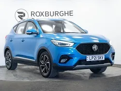Blue Used 2021 MG ZS Exclusive Sedan | £12,995 (Fair price)