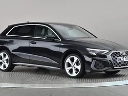 Black Used 2022 Audi A3 e-tron S-Line Hatchback | £27,298 (Expensive)