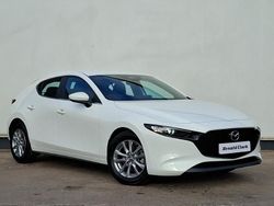 Solid arctic white New 2025 Mazda 3 Prime-Line Hatchback | £18,998 (Good price)