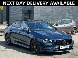 Blue Used 2021 Mercedes CLA180 AMG line Sedan | £23,995 (A bit pricey)