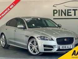 Silver Used 2018 Jaguar XF R-Sport Sedan | £11,999 (Fair price)