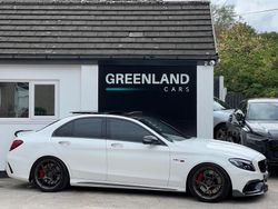 White Used 2017 Mercedes C63 AMG Premium Sedan | £31,994 (Fair price)