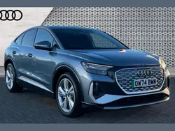 Grey Used 2024 Audi Q4 e-tron Black Edition SUV | £35,335 (Good price)