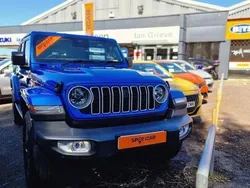 Hydro blue New 2024 Jeep Wrangler Sahara SUV | £49,999 (Super price)