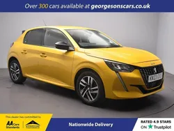 Yellow Used 2023 Peugeot 208 Allure+ Hatchback | £12,500 (Fair price)