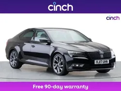 Black Used 2017 Skoda Superb SportLine Hatchback | £15,099 (Fair price)
