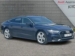 Blue Used 2022 Audi A7 S-Line Hatchback | £29,431 (Good price)