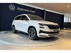 Moon white metallic Used 2023 Skoda Karoq SportLine SUV | £24,463 (Fair price)