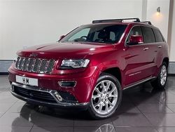 Red Used 2015 Jeep Grand Cherokee Summit SUV | £15,195 (A bit pricey)