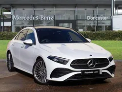 White Used 2024 Mercedes A200 AMG Line Premium Plus Sedan | £27,267 (Fair price)