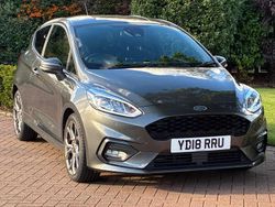 Grey Used 2018 Ford Fiesta ST-Line Hatchback | £7,745 (Fair price)