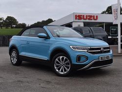Blue Used 2022 VW T-Roc Cabriolet Style Cabriolet | £24,282 (Fair price)