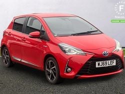 Red Used 2019 Toyota Yaris Hybrid Hatchback | £13,699 (Fair price)