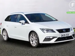 White Used 2019 Seat Leon FR Sport Estate | £10,999 (Fair price)