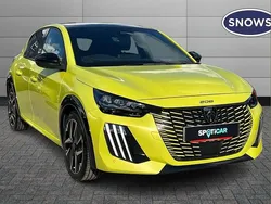 Yellow New 2024 Peugeot 208 GT Hatchback | £20,384 (Fair price)