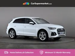 White Used 2022 Audi Q5 S-Line SUV | £28,097 (Fair price)
