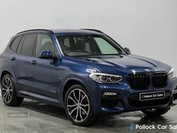 Blue Used 2018 BMW X3 M Sport SUV | £20,495 (Fair price)