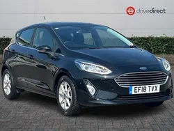 Black Used 2018 Ford Fiesta Zetec Hatchback | £11,398 (Fair price)