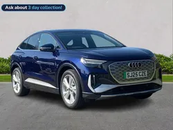 Blue Used 2025 Audi Q4 Sportback e-tron S-Line SUV | £38,474