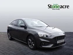 Grey Used 2018 Ford Focus ST-Line Hatchback | £11,495 (Fair price)