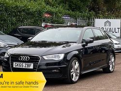 Black Used 2015 Audi A3 Sportback S-Line Hatchback | £12,794 (Fair price)