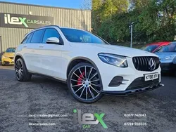 White Used 2017 Mercedes GLC220 AMG line Estate | £19,995 (Fair price)