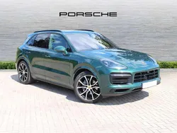 Green Used 2022 Porsche Cayenne Platinum Edition SUV | £55,555 (Expensive)