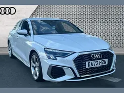 White Used 2023 Audi A3 S-Line Hatchback | £23,901 (Fair price)