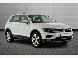 Pure white Used 2020 VW Tiguan SEL SUV | £22,990 (Fair price)
