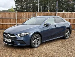 Blue Used 2021 Mercedes A250 AMG Line Premium Sedan | £16,200 (Fair price)