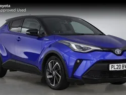 Nebula blue bitone Used 2020 Toyota C-HR SUV | £17,090 (Fair price)