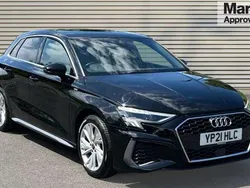 Black Used 2021 Audi A3 e-tron S-Line Hatchback | £19,916 (Fair price)