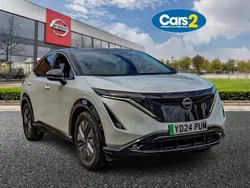 White Used 2024 Nissan Ariya Advance SUV | £32,490 (Expensive)