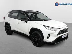 White/black Used 2021 Toyota RAV4 Hybrid SUV | £25,799 (Good price)
