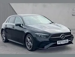 Black Used 2023 Mercedes A180 AMG Line Premium Hatchback | £25,480 (Fair price)