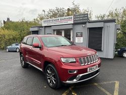 Red Used 2014 Jeep Grand Cherokee Summit SUV | £9,995 (Fair price)
