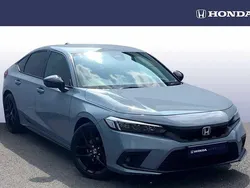 Grey Used 2022 Honda Civic Sport Hatchback | £26,480 (Fair price)