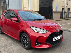 Red Used 2022 Toyota Yaris Hybrid Design Hatchback | £16,817 (Super price)