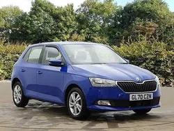 Energy blue Used 2020 Skoda Fabia SE Hatchback | £9,290 (Fair price)
