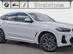 White Used 2022 BMW X4 M Sport SUV | £37,650 (Fair price)