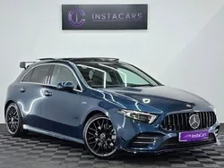 Blue Used 2019 Mercedes A35 AMG Premium Plus Hatchback | £22,468 (Good price)
