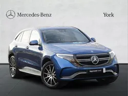 Blue Used 2022 Mercedes EQC400 AMG line SUV | £24,000 (Good price)