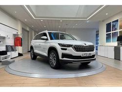 Moon white metallic Used 2023 Skoda Kodiaq SE L Executive SUV | £28,210 (Fair price)