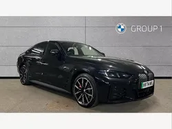 Black sapphire metallic paint Used 2025 BMW i4 M Sport Sedan | £41,490 (Fair price)