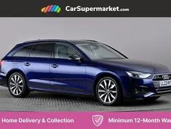 Blue Used 2022 Audi A4 Sport Estate | £17,697 (Fair price)