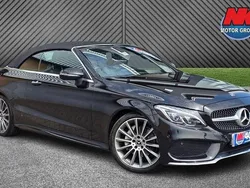 Black Used 2018 Mercedes C200 AMG Line Premium Plus Cabriolet | £19,999 (A bit pricey)