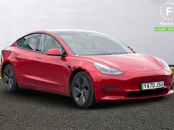 Red Used 2021 Tesla Model 3 Long Range AWD Sedan | £18,199 (Fair price)
