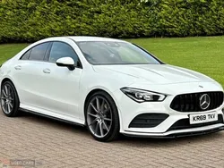 White Used 2019 Mercedes CLA220 AMG Line Premium Sedan | £22,450 (A bit pricey)