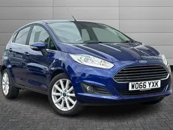 Blue Used 2017 Ford Fiesta Titanium Hatchback | £8,792 (Fair price)
